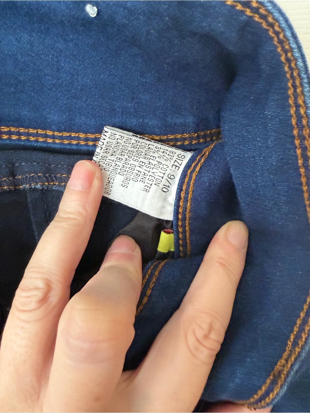 BAMBOO Dark Blue Skinny Stretch Jeans - Picture 2 of 5